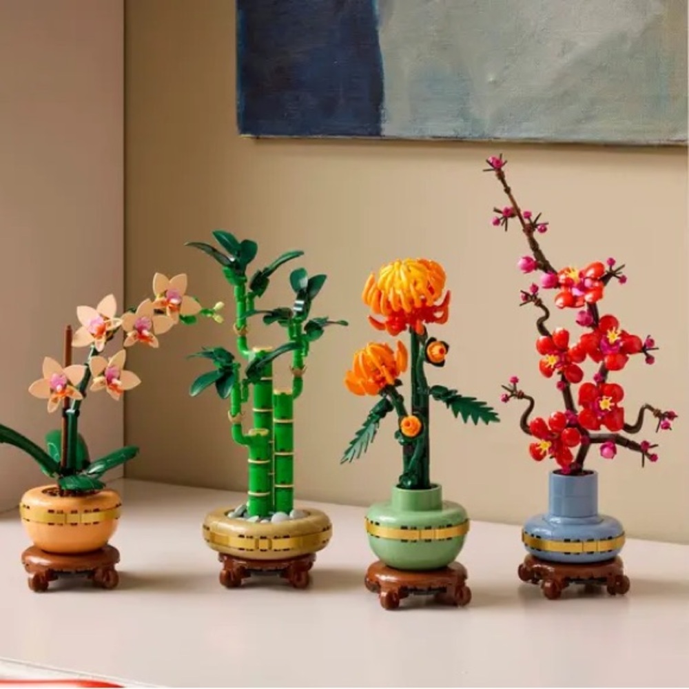 Lego Botanical Chrysanthemum and Lucky Bamboo Combo
